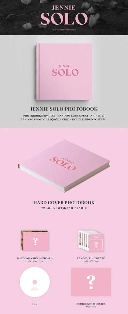 JENNIE - JENNIE SOLO - PHOTO BOOK (Seoul Saver)