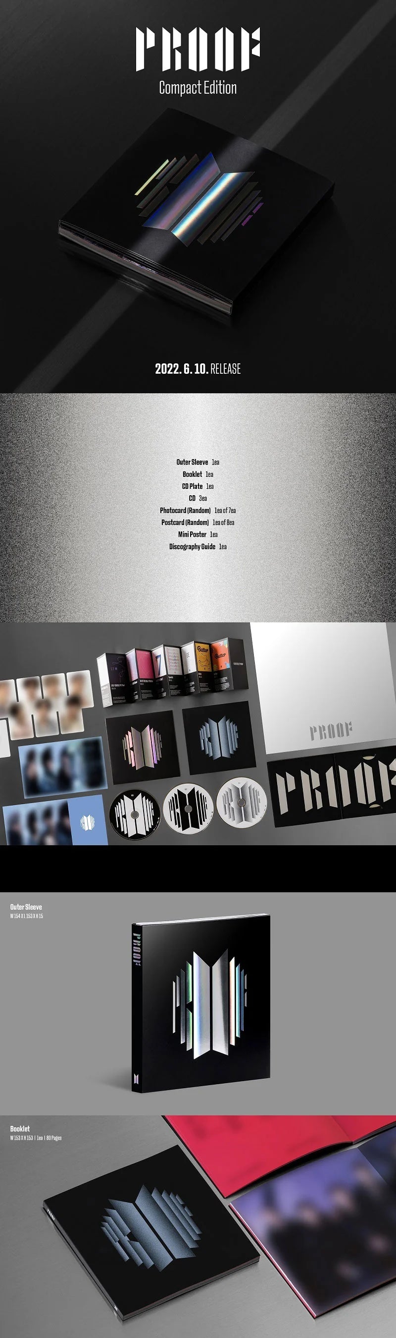 BTS – THE ANTHOLOGY ALBUM - PROOF - COMPACT EDITION