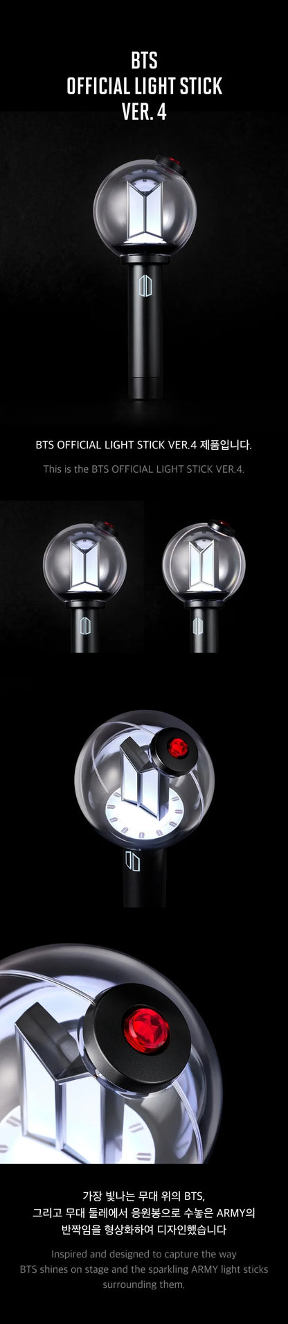 BTS - OFFICIAL LIGHT STICK Vers. 4