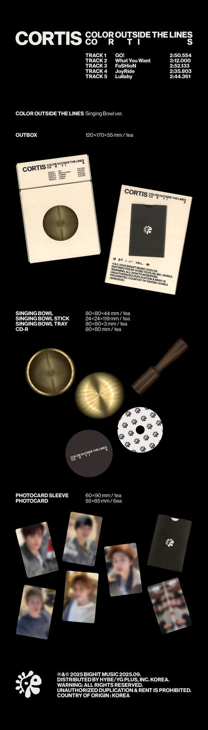 CORTIS – The 1st EP - COLOR OUTSIDE THE LINES - Singing Bowl Vers.