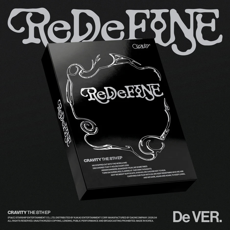 CRAVITY - 8th Mini Album - ReDeFINE - DE Vers. (Seoul Saver)