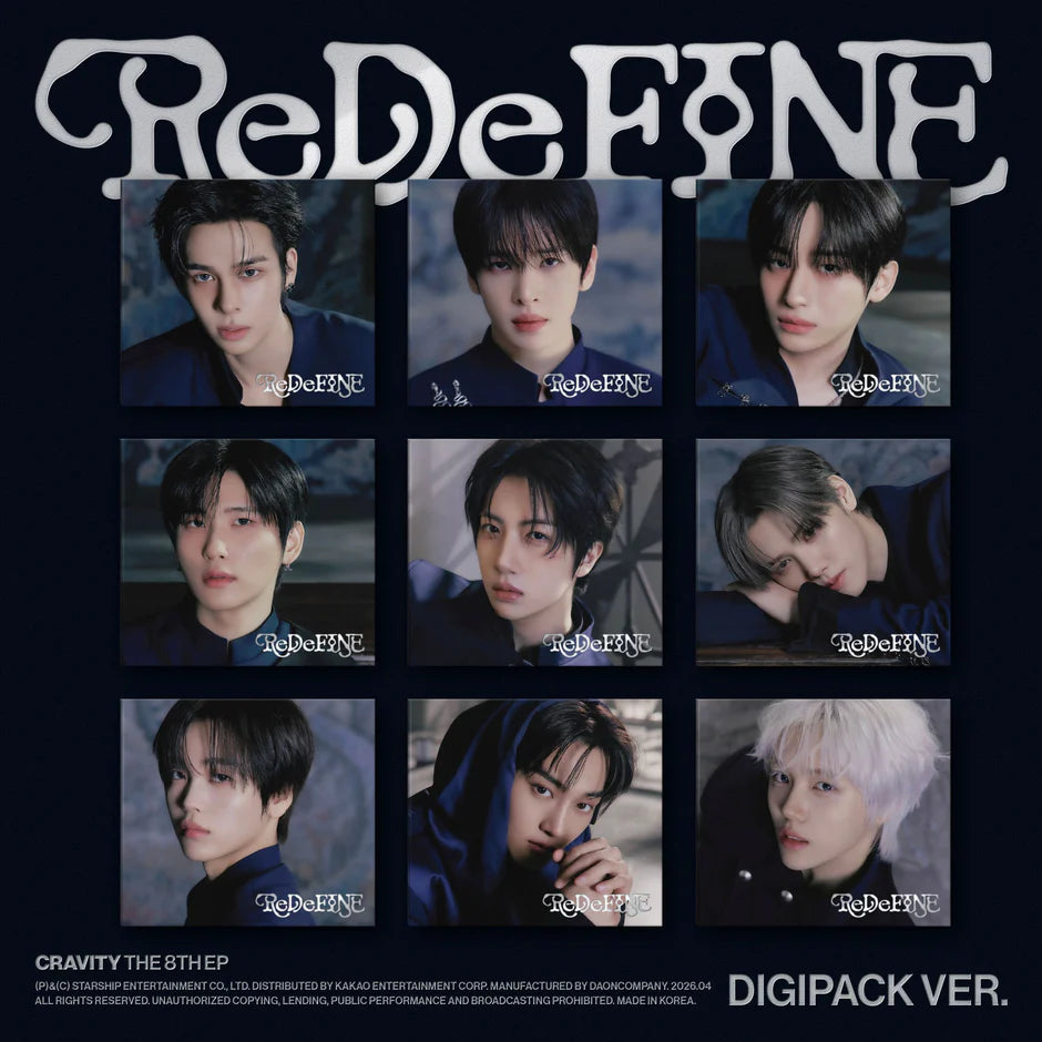 CRAVITY - 8th Mini Album - ReDeFINE - Digipack Vers. (Seoul Saver)
