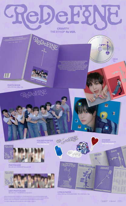 CRAVITY - 8th Mini Album - ReDeFINE - Re Vers. (Seoul Saver)