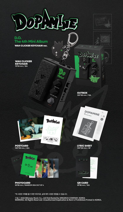 Pre-Order - EXO - D.O. - 4th Mini Album - DOPAMINE - WAH CLICKER KEYCHAIN Vers. (Limited Edition)