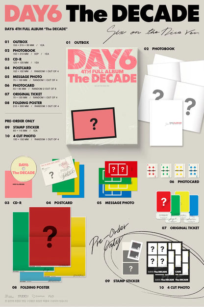 DAY6 - 4th Album - The DECADE - Standard Ver.