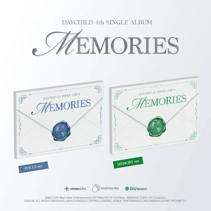 Pre-Order - DAYCHILD - 4th Single Album - MEMORISE