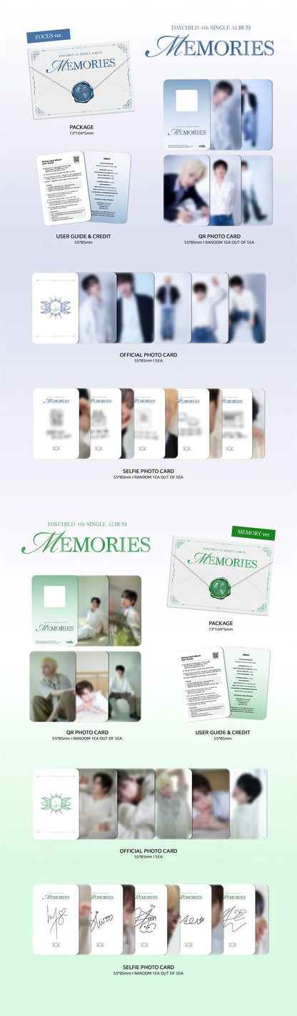 Pre-Order - DAYCHILD - 4th Single Album - MEMORISE
