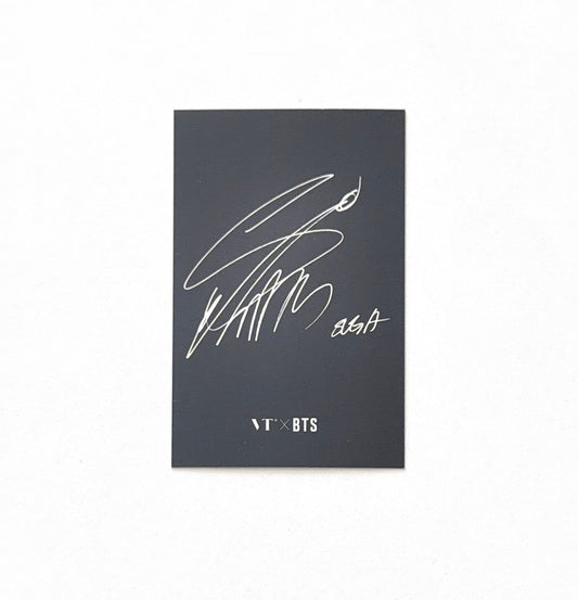 Suga (BTS) - VT X BTS Official - Photocard