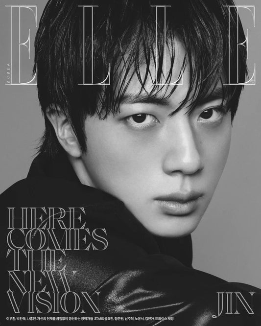 Pre-Order - ELLE - 2026, August - Cover: BTS - JIN - TYPE E