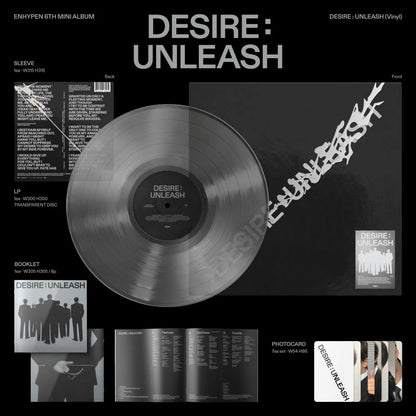 ENHYPEN - 6th Mini Album - DESIRE : UNLEASH - Vinyl (Seoul Saver)