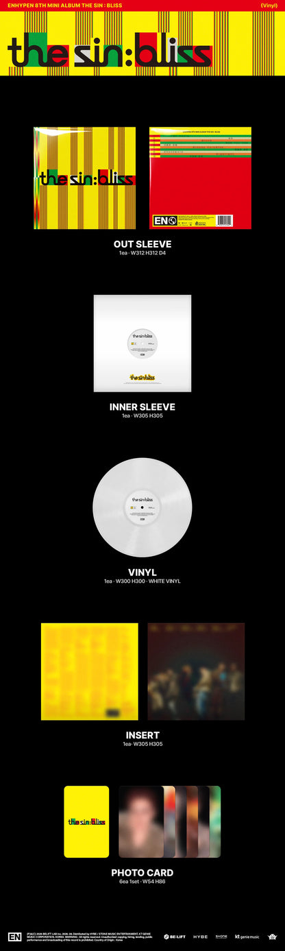 Pre-Order - ENHYPEN - THE SIN : BLISS - Vinyl