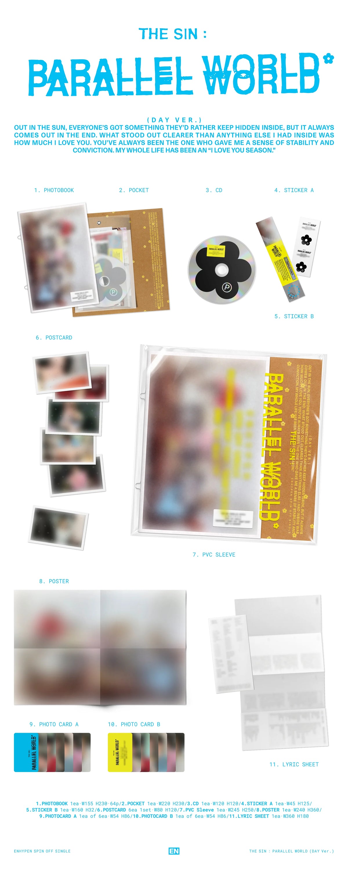 Pre-Order - ENHYPEN - THE SIN : PARALLEL WORLD