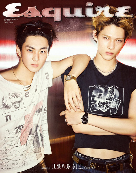 ESQUIRE - 2026, July - Cover: ENHYPEN JUNGWON & NI-KI - TYPE E