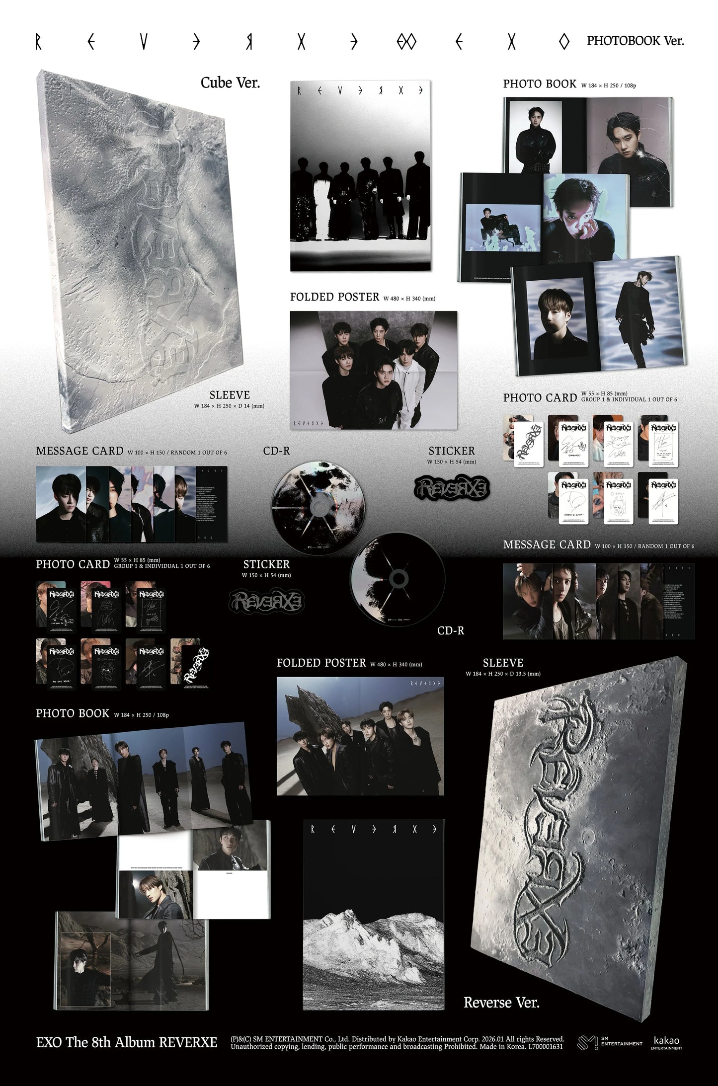 EXO - 8th Full Album - REVERXE - Photobook Ver.