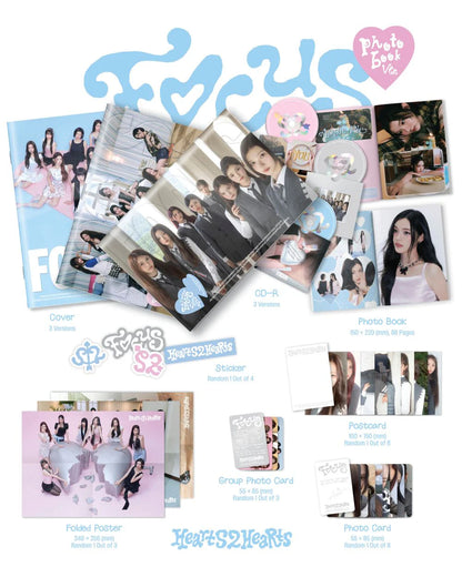 Hearts2Hearts - 1st Mini Album - FOCUS - Photobook Vers.