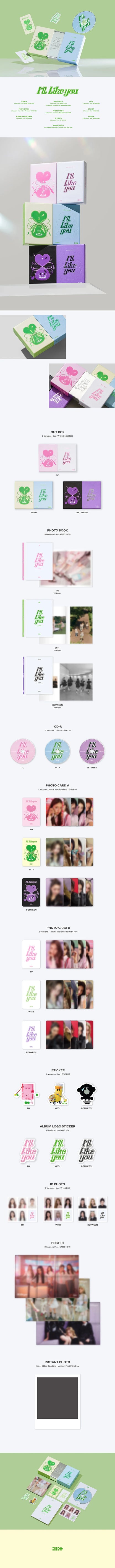 ILLIT - 2nd Mini Album - I'LL LIKE YOU - Standard Ver.