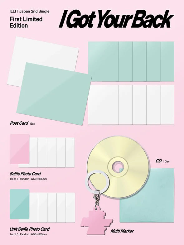 Pre-Order - ILLIT - Japan 2nd Single - I GOT YOUR BACK - First Limited Edition