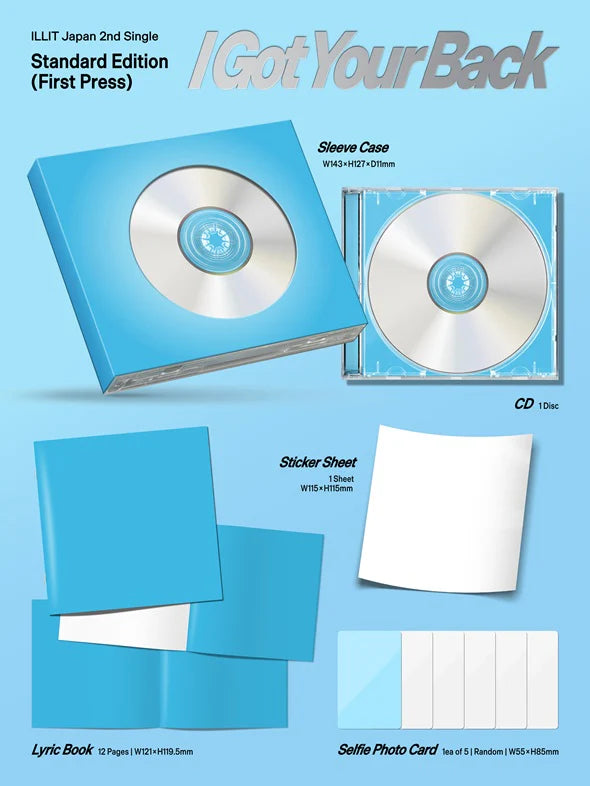 Pre-Order - ILLIT - Japan 2nd Single - I GOT YOUR BACK - Standard Edition