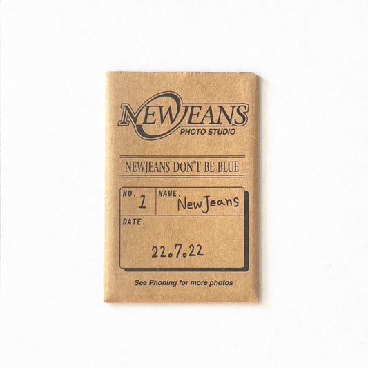 NewJeans - 1st EP Album Blue Photo Card Pouch