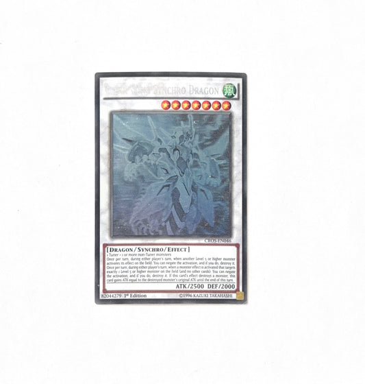 Yugioh TCG - Clear Wing Synchro Dragon - Ghost Rare - CROS-EN046 - 1st Edition