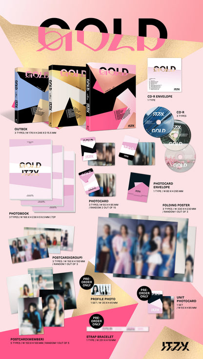 ITZY - GOLD - STANDARD Ver.