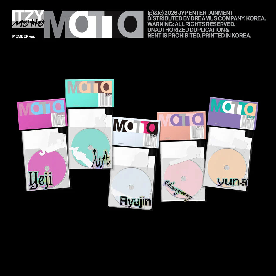 Pre-Order - ITZY - Motto - MEMBER Vers.