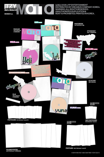 Pre-Order - ITZY - Motto - MEMBER Vers.
