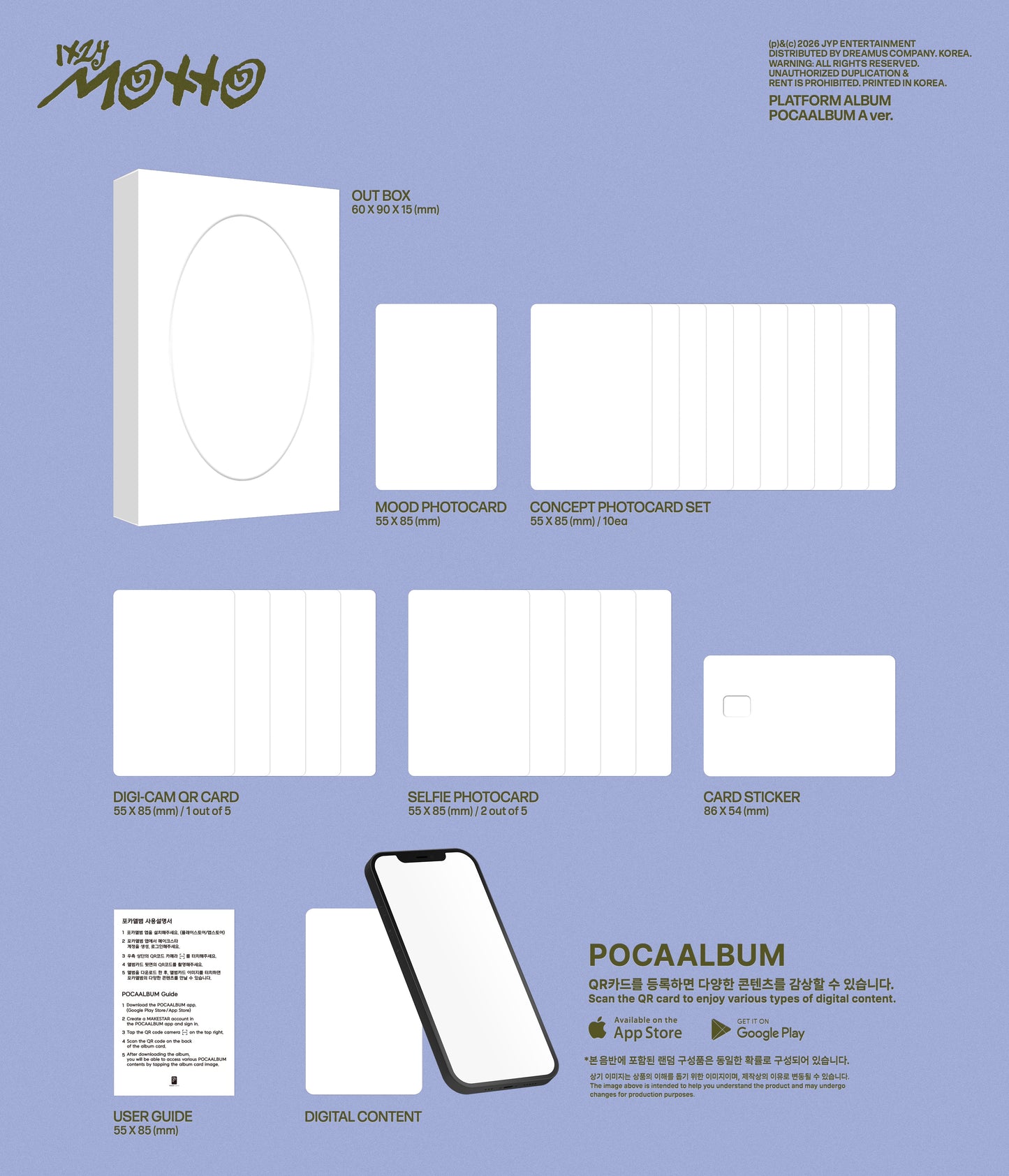 Pre-Order - ITZY - Motto - POCAALBUM  Vers.
