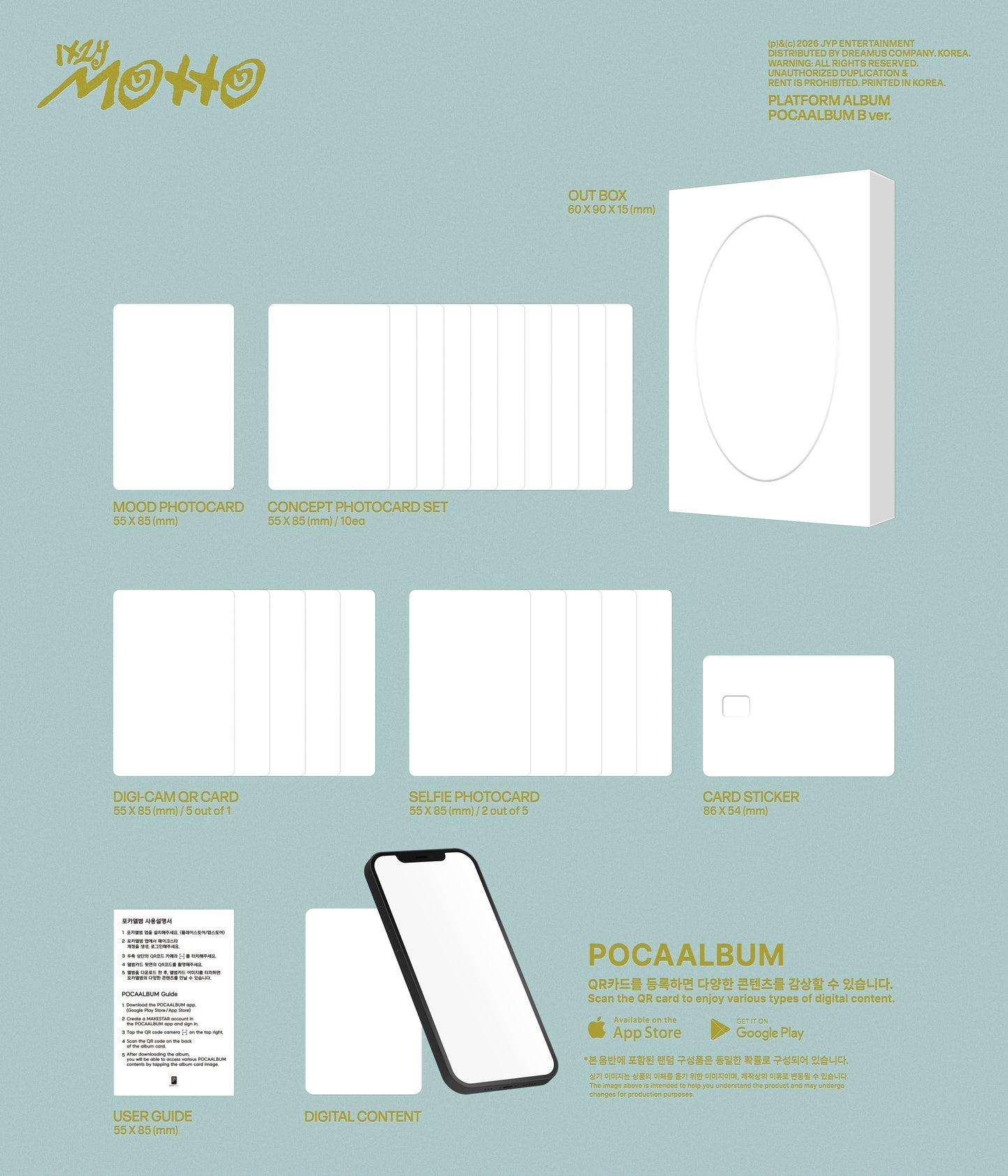 Pre-Order - ITZY - Motto - POCAALBUM  Vers.