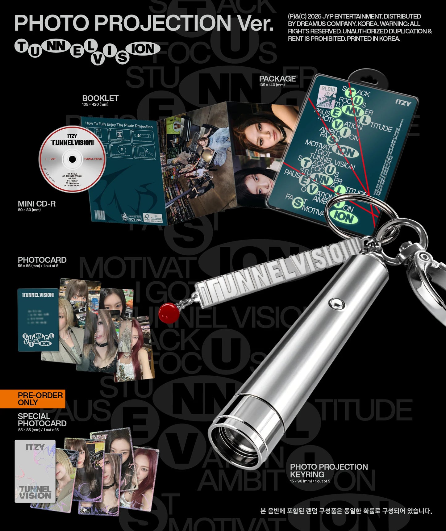 ITZY - TUNNEL VISION - Photo Projection Vers.