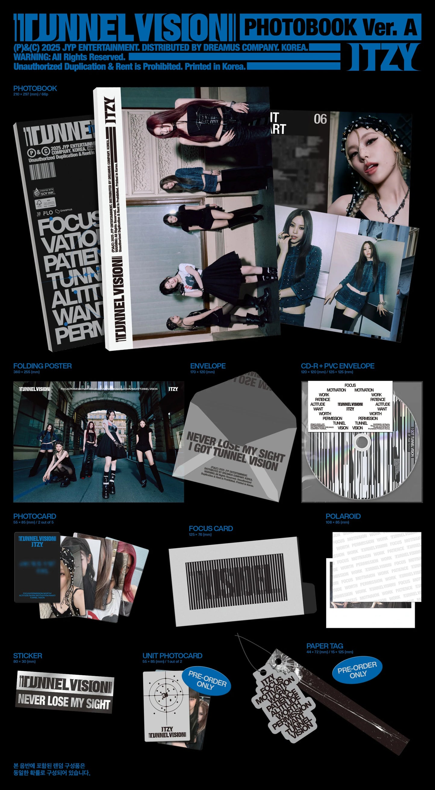 ITZY - TUNNEL VISION - Photobook Version