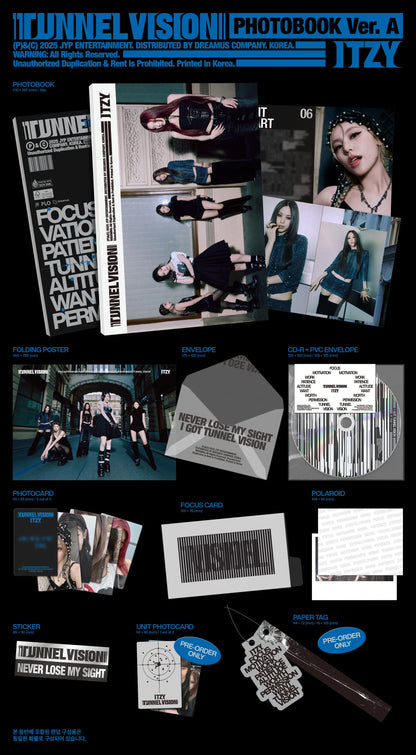 ITZY - TUNNEL VISION - Photobook Version