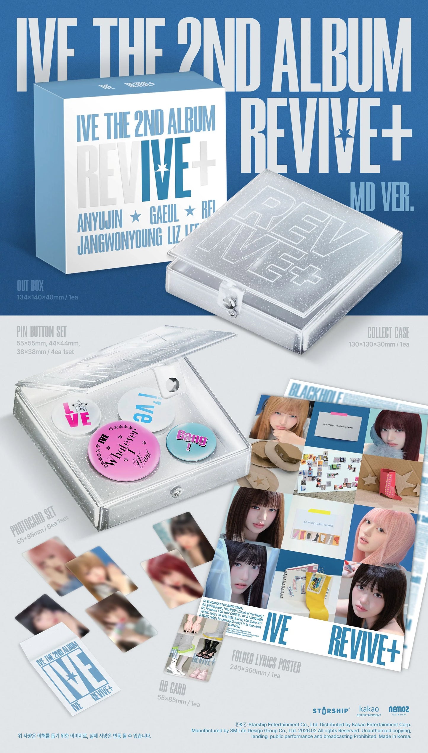IVE – THE 2ND ALBUM - REVIVE+ - MD Vers. (Seoul Saver)