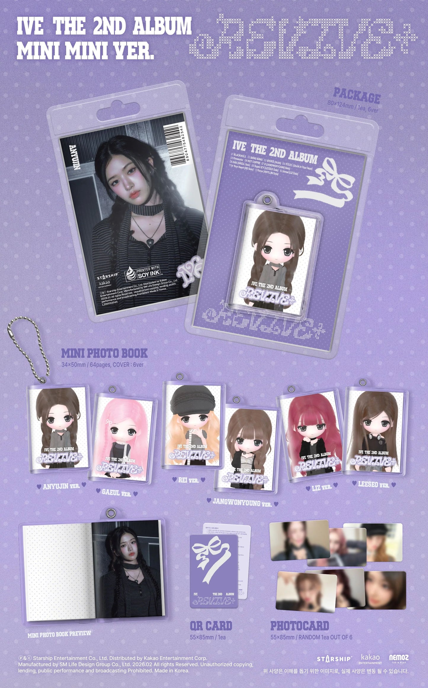 IVE – 2nd Album - REVIVE+ - MINI MINI Vers.