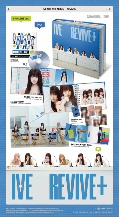 IVE – THE 2ND ALBUM - REVIVE+ - SPOILERS Vers.