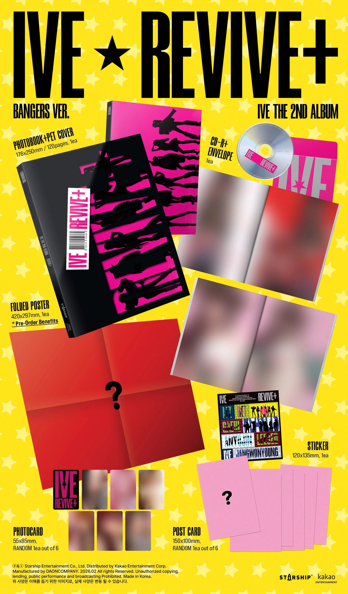 IVE – THE 2ND ALBUM - REVIVE+ - BANGERS Ver. & CHALLENGERS Ver.