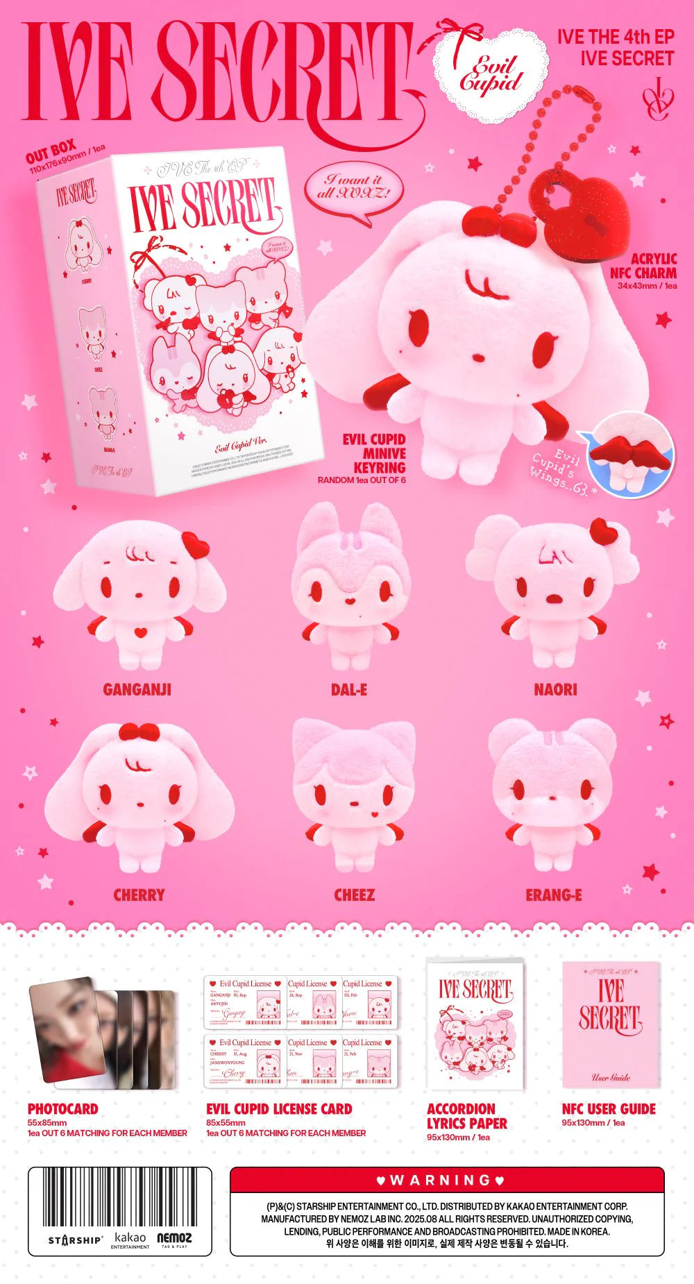 IVE - 4th EP - IVE SECRET - EVIL CUPID Ver. - PLATFORM Ver. (Seoul Saver)