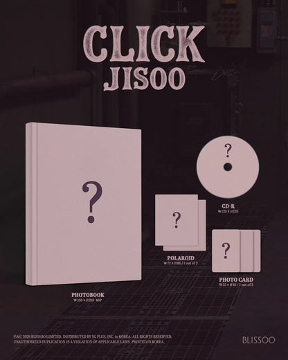 Pre-Order - BLACKPINK - JISOO - Single Album - CLICK - PHOTOBOOK Vers.