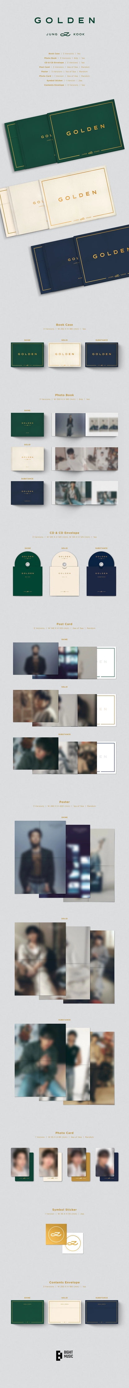 Jung Kook - BTS - Solo Album - GOLDEN