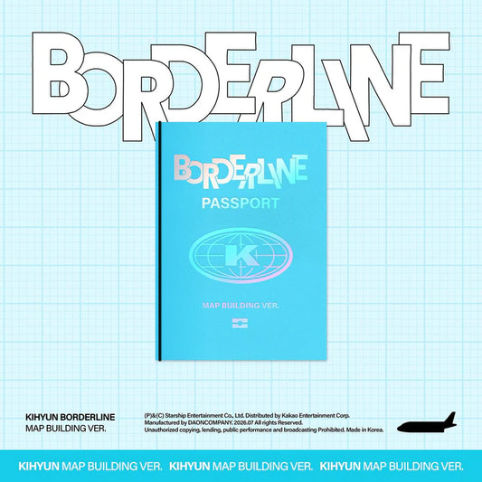 Pre-Order - MONSTA X - KIHYUN - EP - BORDERLINE - MAP BUILDING Vers. (Limited)