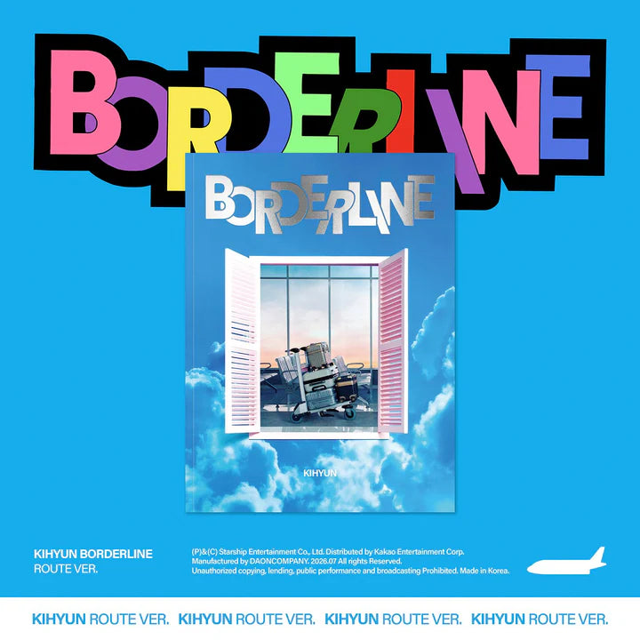 Pre-Order - MONSTA X - KIHYUN - EP - BORDERLINE - ROUTE Vers.