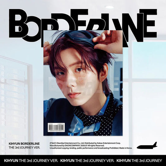 Pre-Order - MONSTA X - KIHYUN - EP - BORDERLINE - THE 3rd JOURNEY Vers.