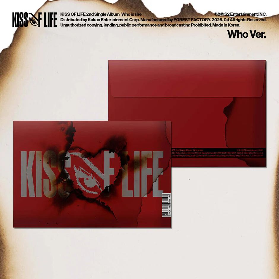 KISS OF LIFE – 2nd Single Album - Who is she - Who Vers. (Seoul Saver)