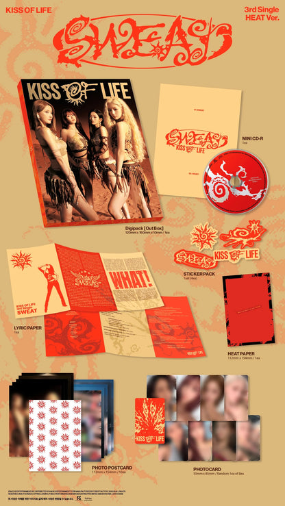 Pre-Order - KISS OF LIFE - 3rd Single - SWEAT