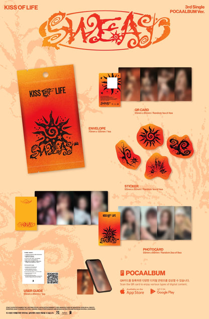 Pre-Order - KISS OF LIFE - 3rd Single - SWEAT - POCAALBUM Vers.