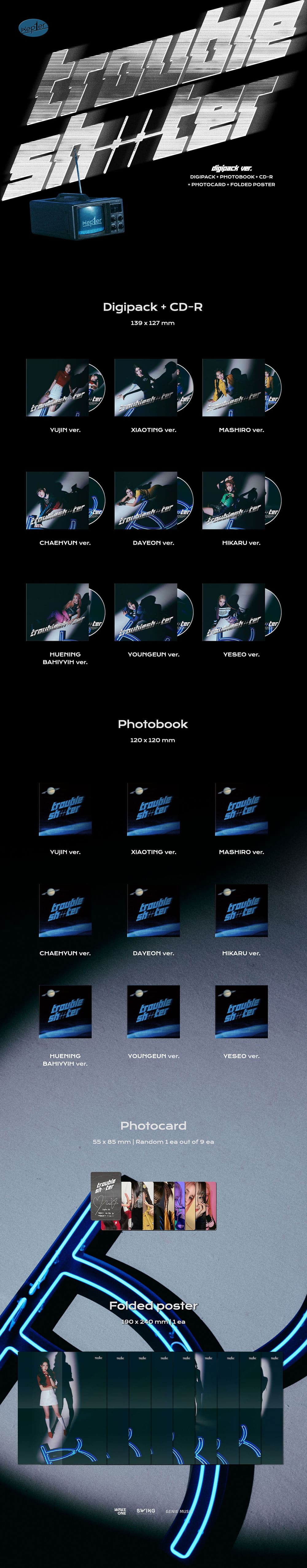 Kep1er - 3RD MINI ALBUM - TROUBLESHOOTER - DIGIPACK Vers. (Pre-Loved 8)