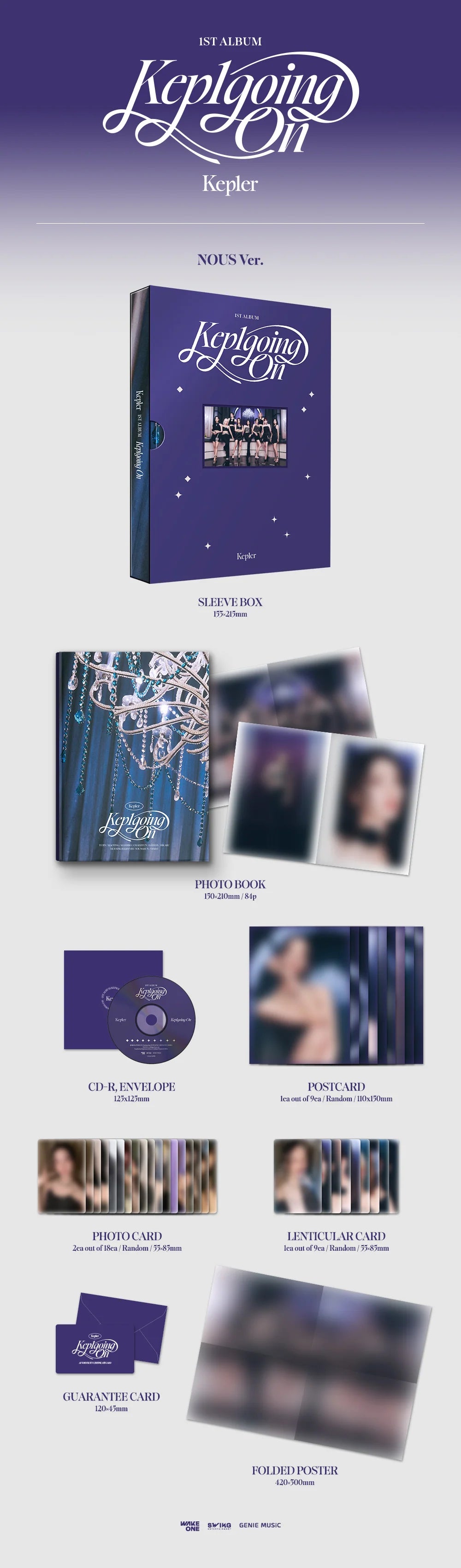 Kep1er - 1ST ALBUM - Kep1going On - Nous Vers. (Pre-Loved 7)