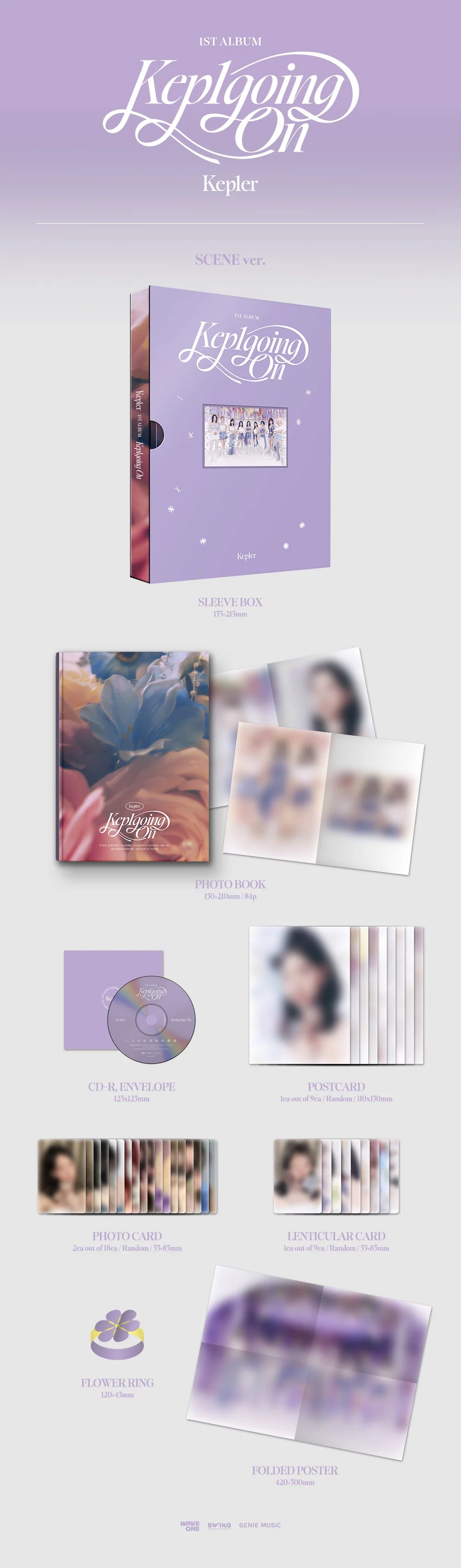 Kep1er - 1ST ALBUM - Kep1going On - Scene Vers. (Pre-Loved 6)