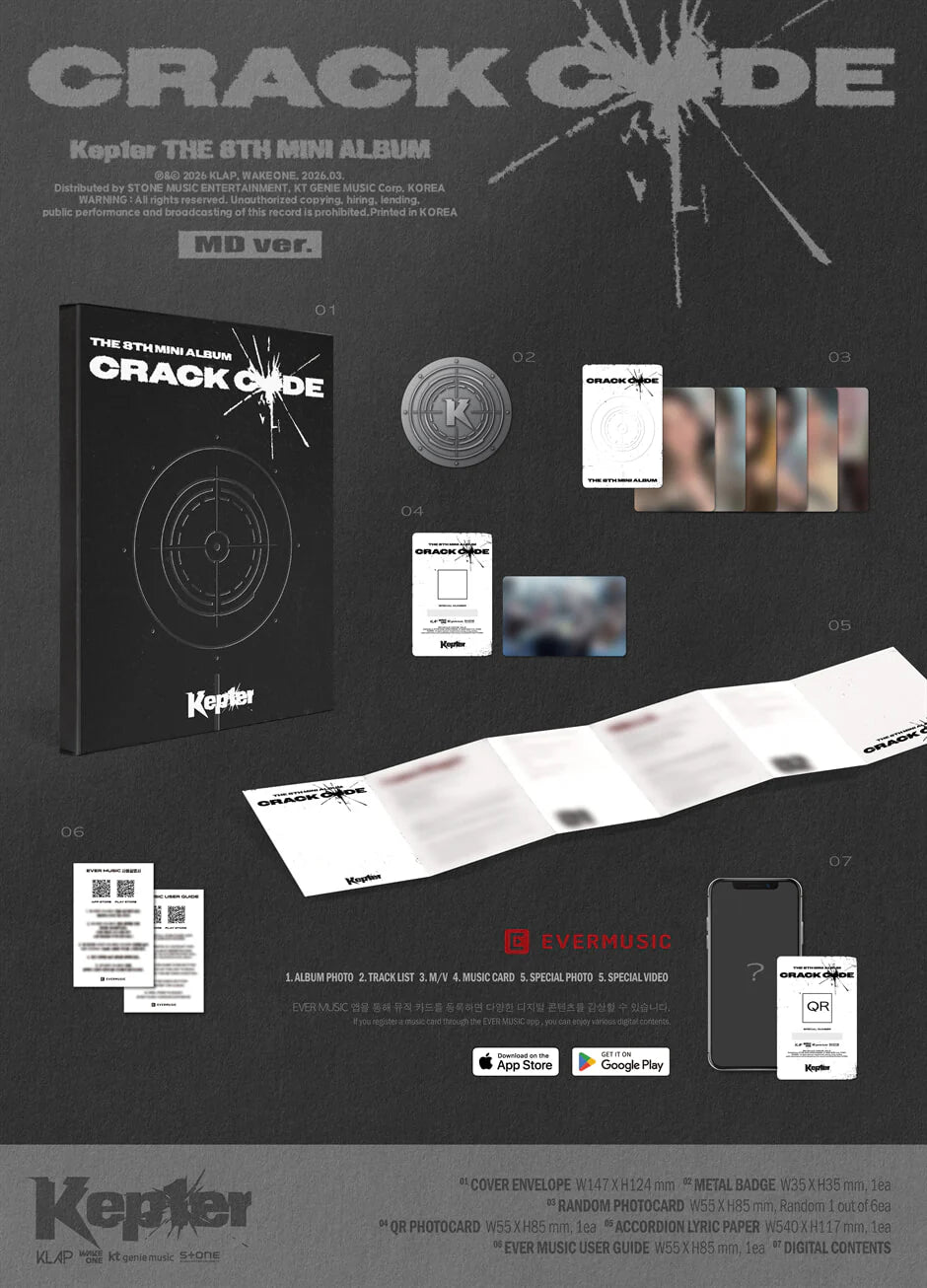 Kep1er - 8th Mini Album - CRACK CODE - MD Vers. (Seoul Saver)