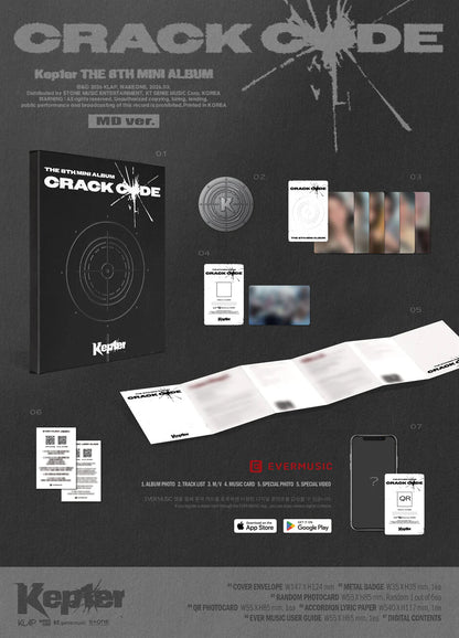 Kep1er - 8th Mini Album - CRACK CODE - MD Vers. (Seoul Saver)